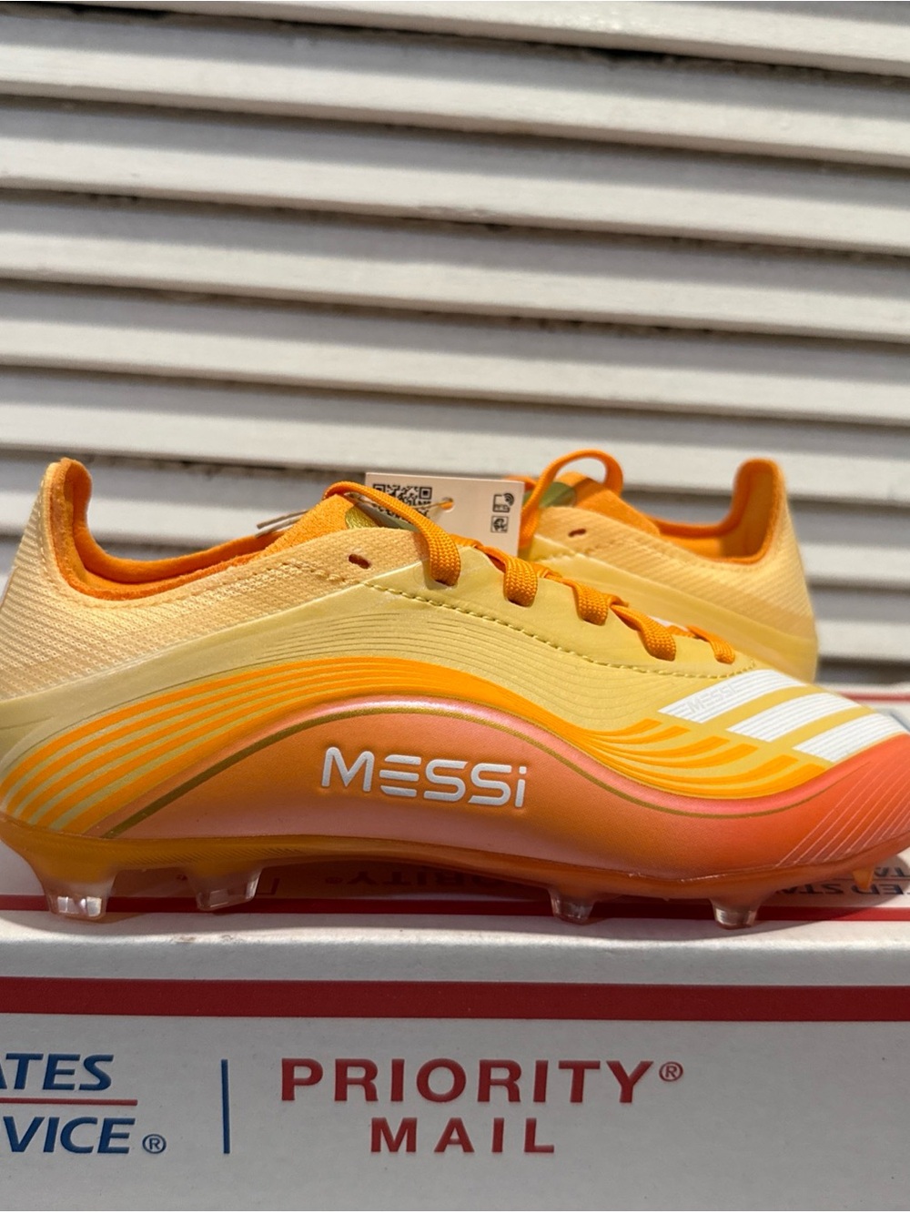 New Adidas F50 Messi Elite FG Soccer Cleats Tangerine Youth Kids Sizes JQ0931